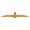 Ekena Millwork Eugene Rough Sawn Timber Gable Bracket, Western Red Cedar, 84"W x 14"H x 4"D x 6"F, 4/12 Pitch GBW084X14X0406EUG00RWR - alternate 1